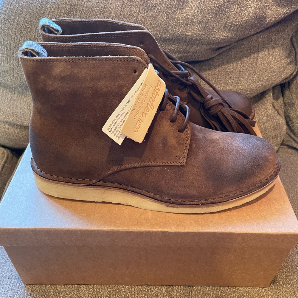 HUCKBERRY ASTORFLEX MIDFLEX MENS SHOES LEATHER 10.5 NEW IN BOX